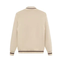 Pull bi couleur avec femeture éclaire