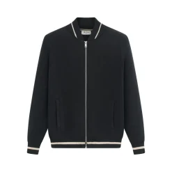 Pull bi couleur avec femeture éclaire