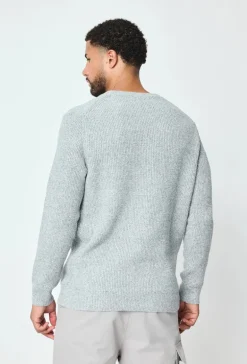 Pull chiné à col rond