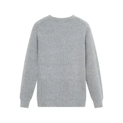 Pull chiné à col rond