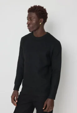 Pull chiné à col rond