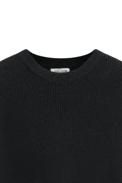 Pull chiné à col rond