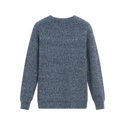 Pull chiné à col rond