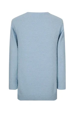 Pull effet peluche mohair