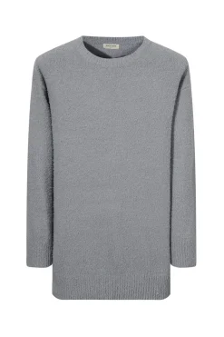 Pull effet peluche mohair