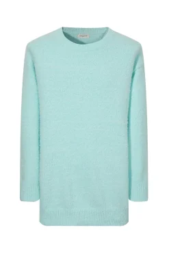 Pull effet peluche mohair