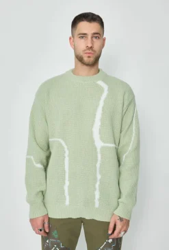 Pull en maille artistique