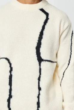 Pull en maille artistique