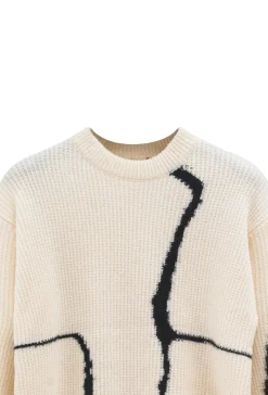 Pull en maille artistique