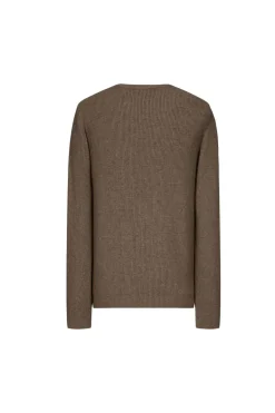 Pull en maille cotelé