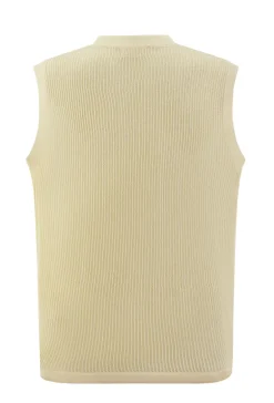 Pull en maille sans manches