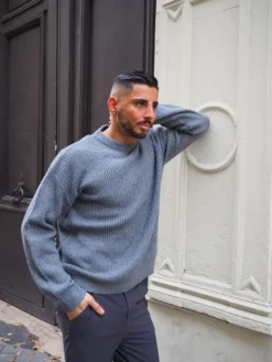 Pull en maille uni