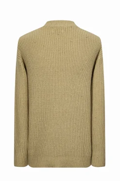 Pull maille cotelée effet chiné