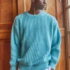 Pull maille épaisse cotelée