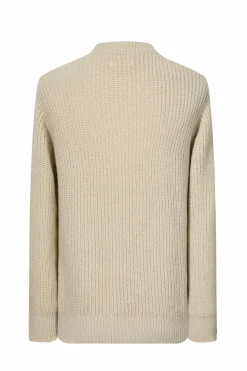 Pull maille épaisse cotelée