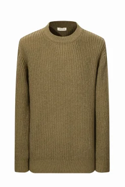 Pull maille épaisse cotelée