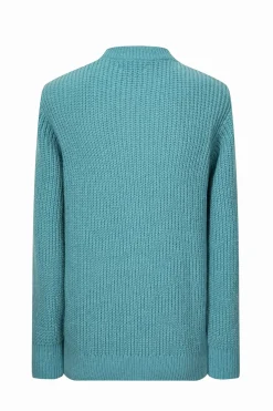 Pull maille épaisse cotelée