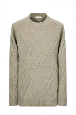 Pull maille épaisse torsadée