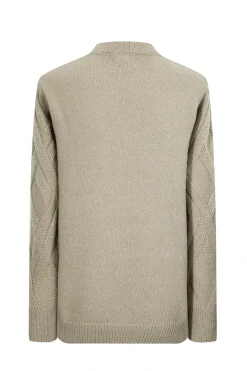 Pull maille épaisse torsadée