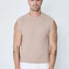 Pull maille sans manches