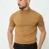 Pull manches courtes uni