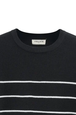Pull marin à rayures