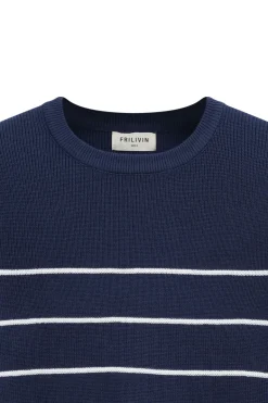 Pull marin à rayures