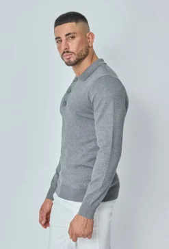 Pull uni en maille