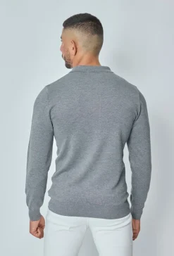 Pull uni en maille