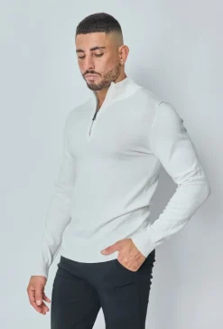 Pull uni en maille