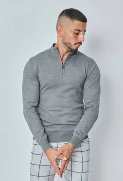 Pull uni en maille