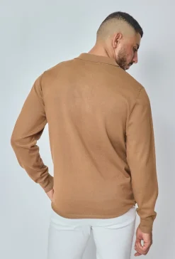 Pull uni en maille