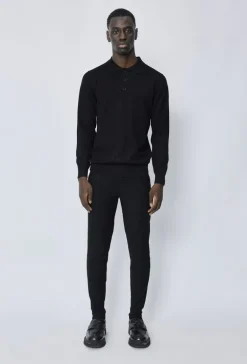 Pull uni en maille