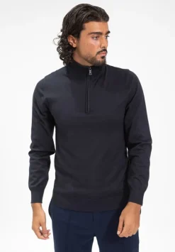 Pull uni en maille