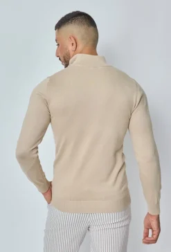Pull uni en maille
