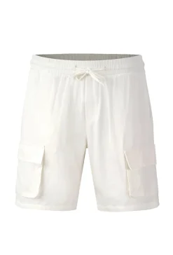 Short cargo droit uni