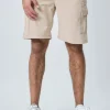Short cargo toile