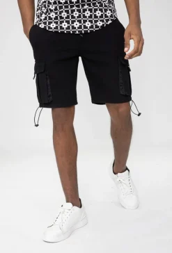 Short cargo toile