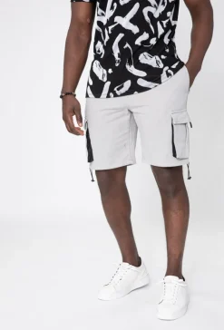Short cargo toile