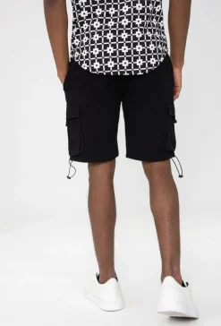 Short cargo toile