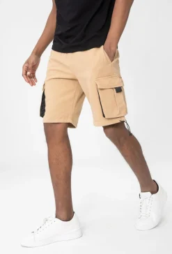 Short cargo toile