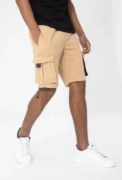 Short cargo toile