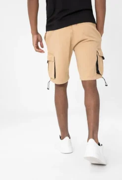 Short cargo toile