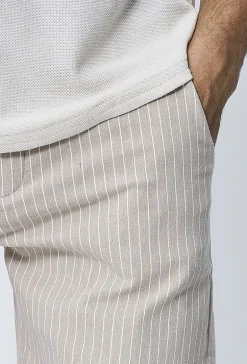 Short chino à carreaux