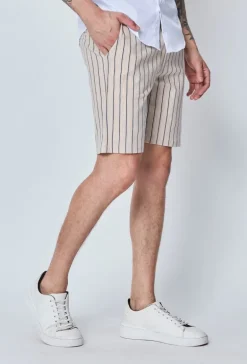 Short chino à carreaux