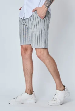 Short chino à carreaux