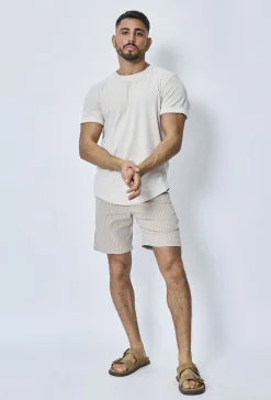 Short chino à carreaux