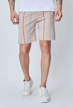 Short chino à carreaux