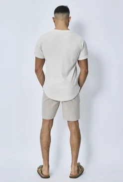 Short chino à carreaux