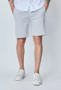 Short chino à carreaux